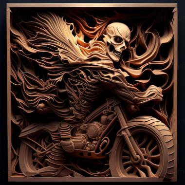 3D модель St ghost rider (STL)